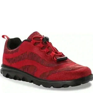 Nwot - propet travelactiv aero sneaker - women's size 6W, red